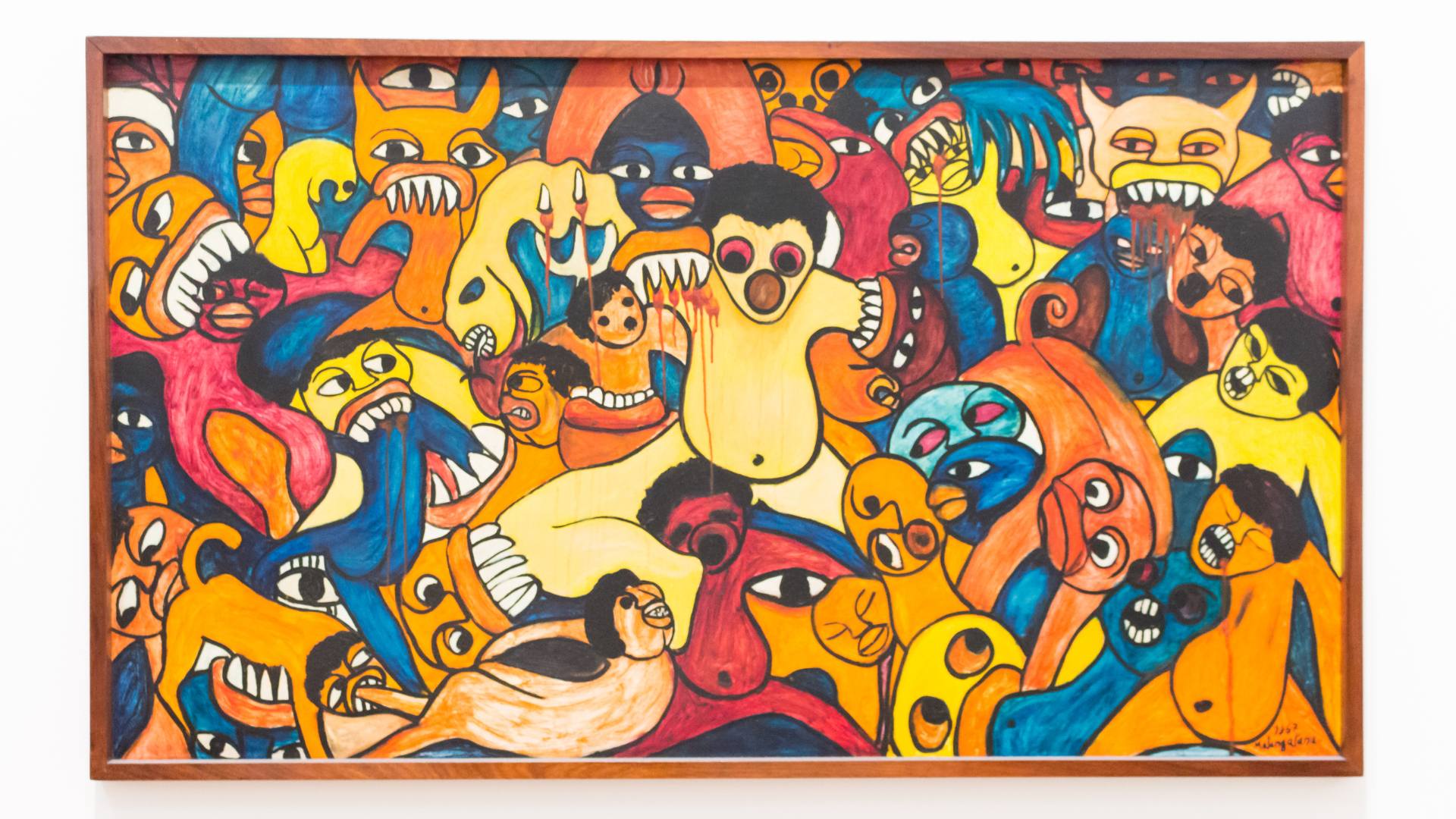 Tableau d'art abstrait